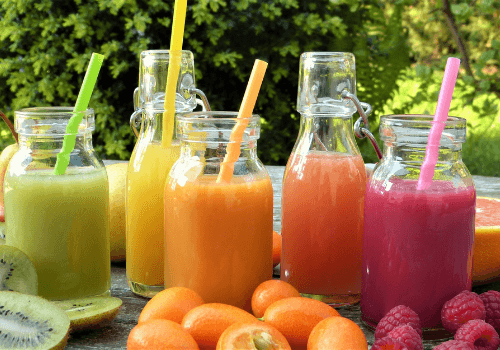 Fresh Juice Of Seasonal Fruits And Vegetables