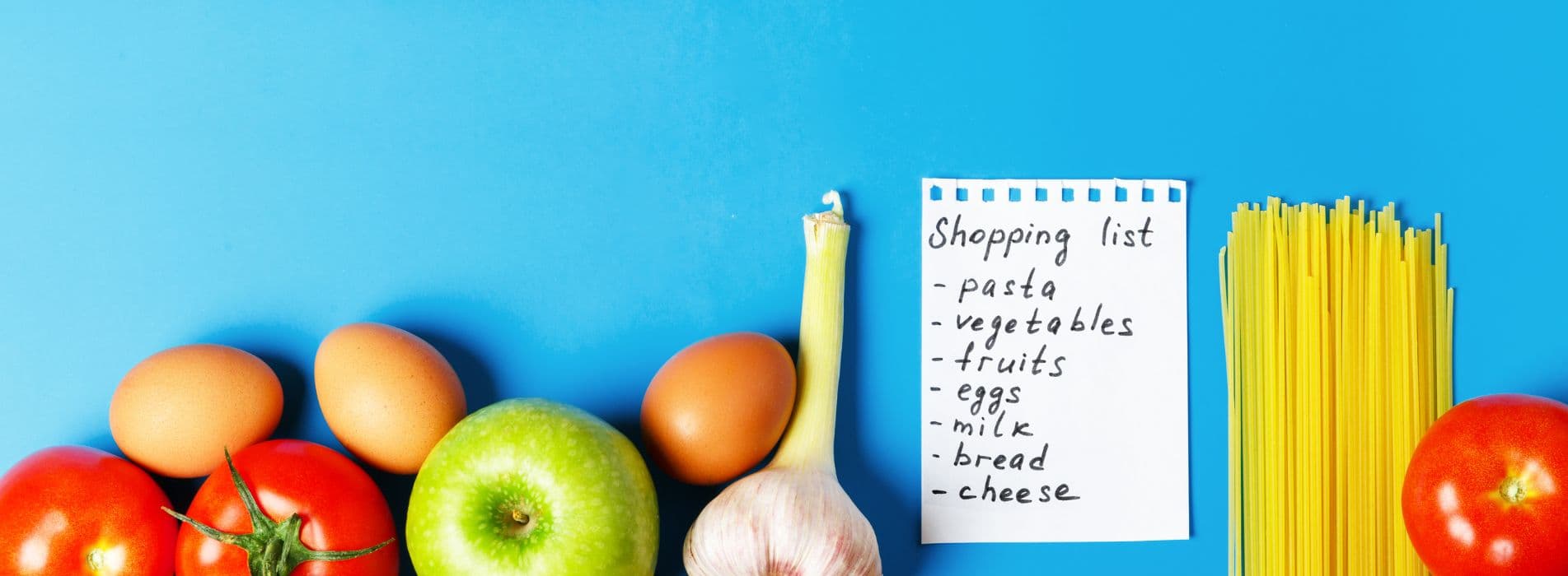 Shopping list for weight loss