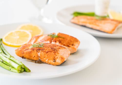 Cold weather crock pot recipes idea with salmon